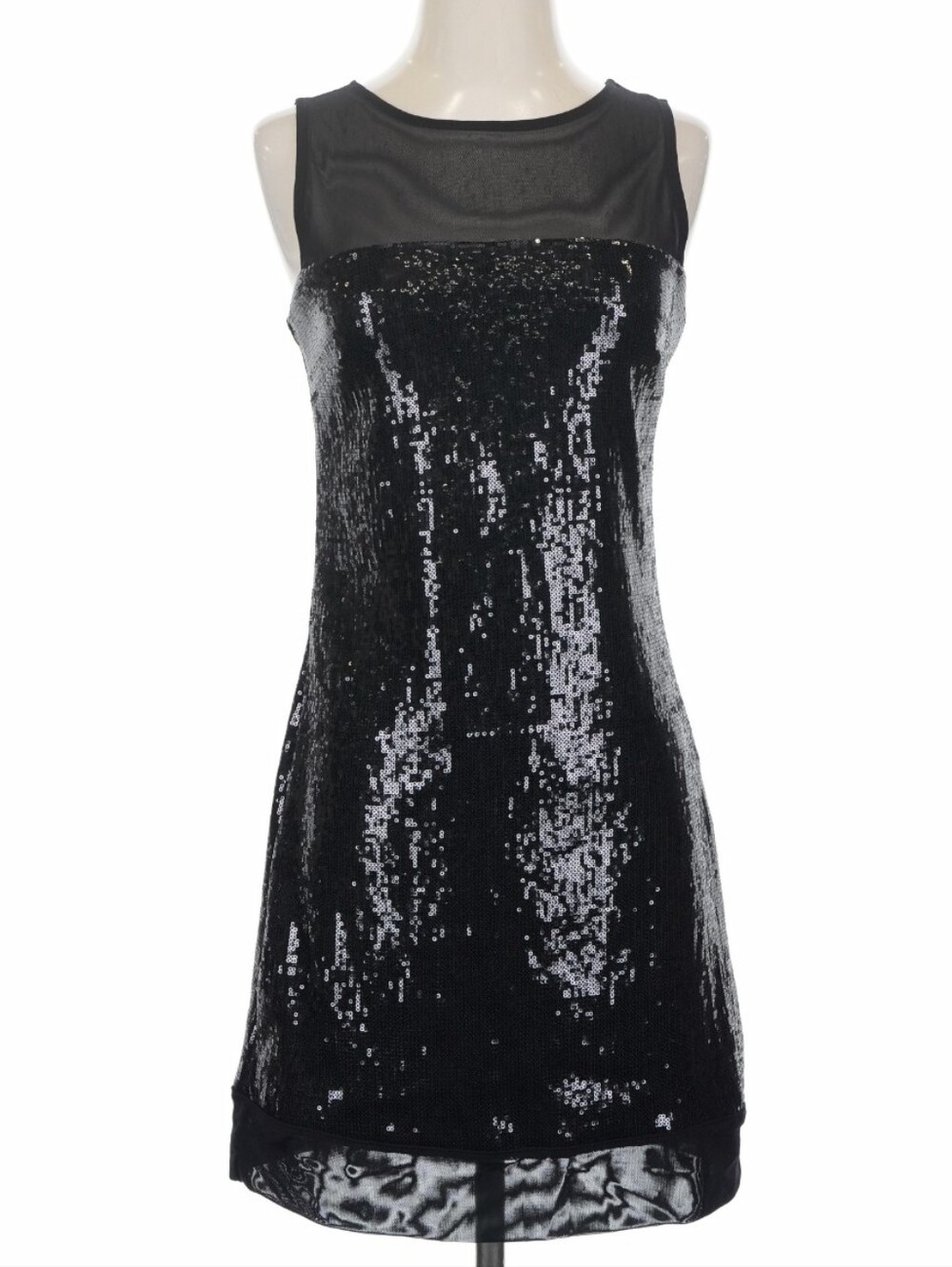 The Limited Women's Sequined Sleeveless Black Mini Dress. Size S🌴